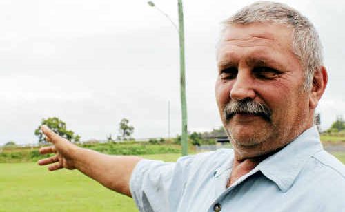 Permaculture designer Don Hansford at the proposed Warwick community garden site. Permaculture designer Don Hansford at the proposed Warwick community garden site.